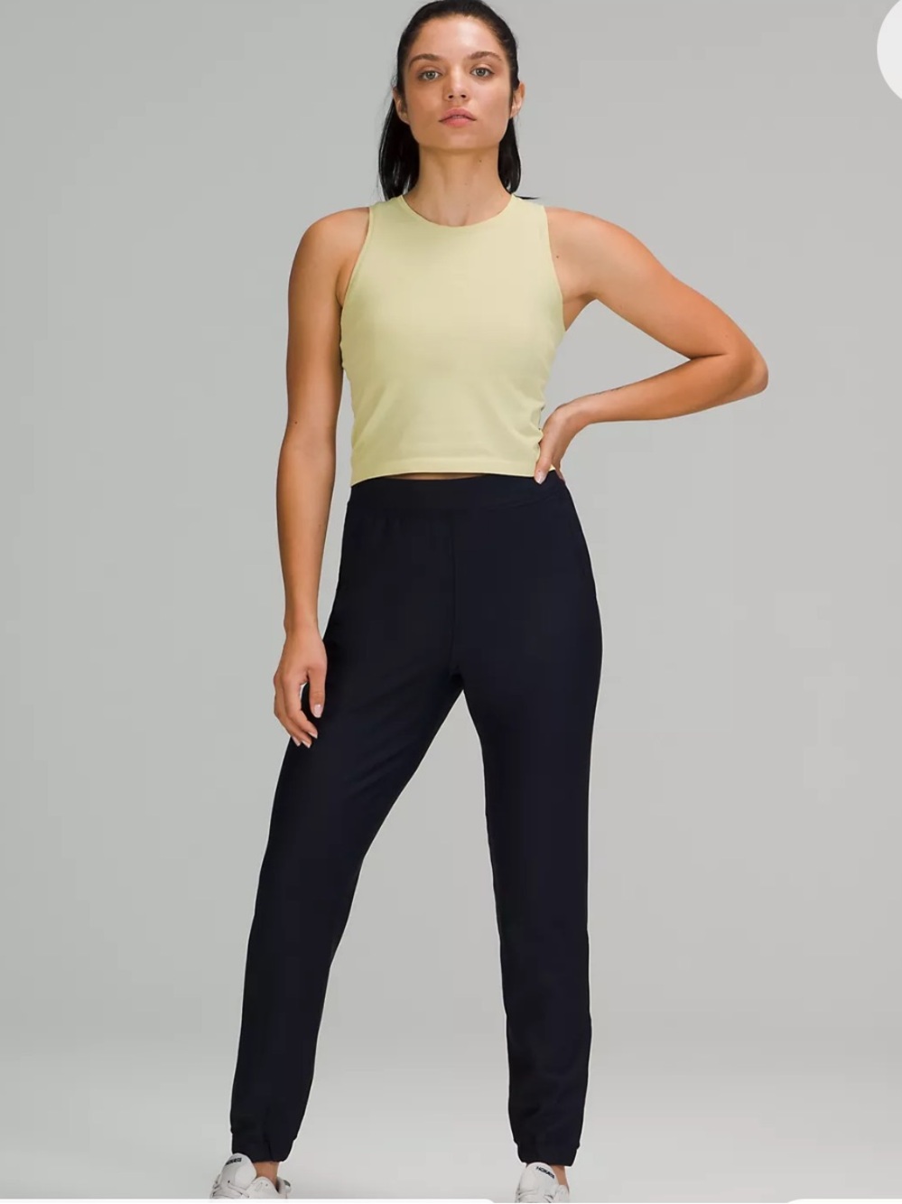 Lulu Lemon Adapted State HR Fleece Jogger BKNT 6 in Navy